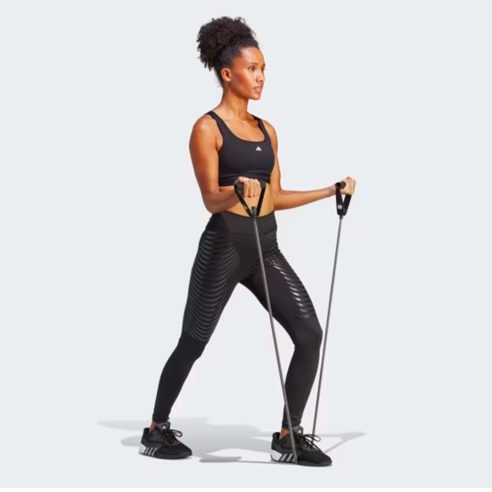 NWT Adidas sold out Tech Fit control X Rheon full length black leggings.Sz Small
